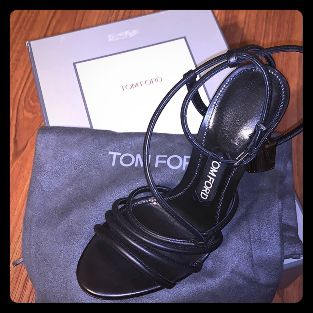 Tom Ford Leather Sandal with Lock